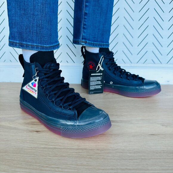 ⭐Converse Chuck Taylor All Star CX EXP2 Hi Women Shoes 8.5 Black Sneaker A08593C - Picture 5 of 12